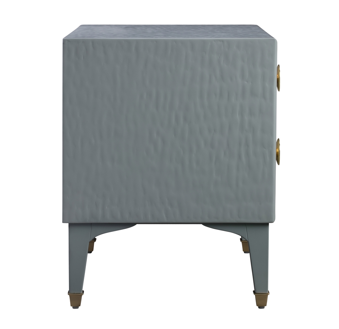 Delera Gray Nightstand - Thumbnail - Image 4