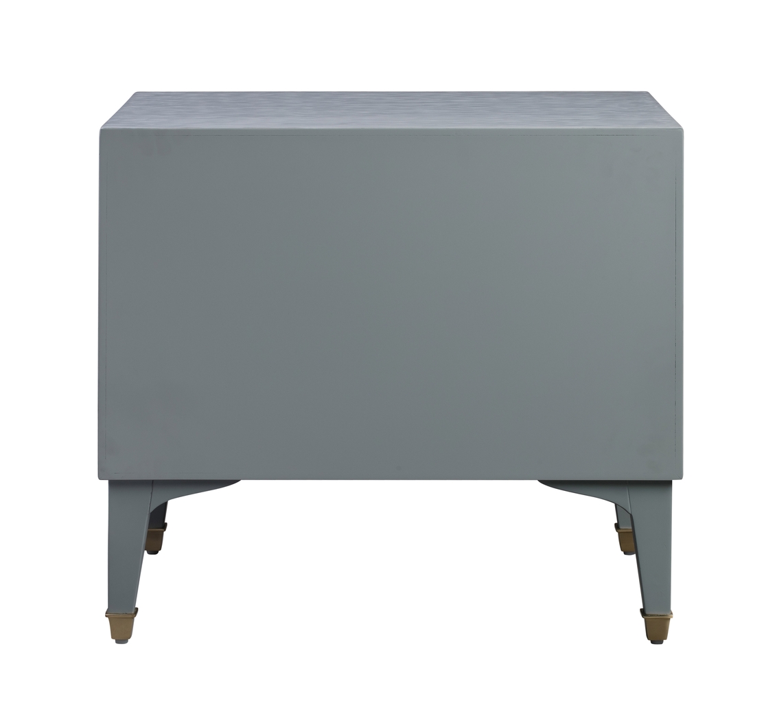Delera Gray Nightstand - Thumbnail - Image 5