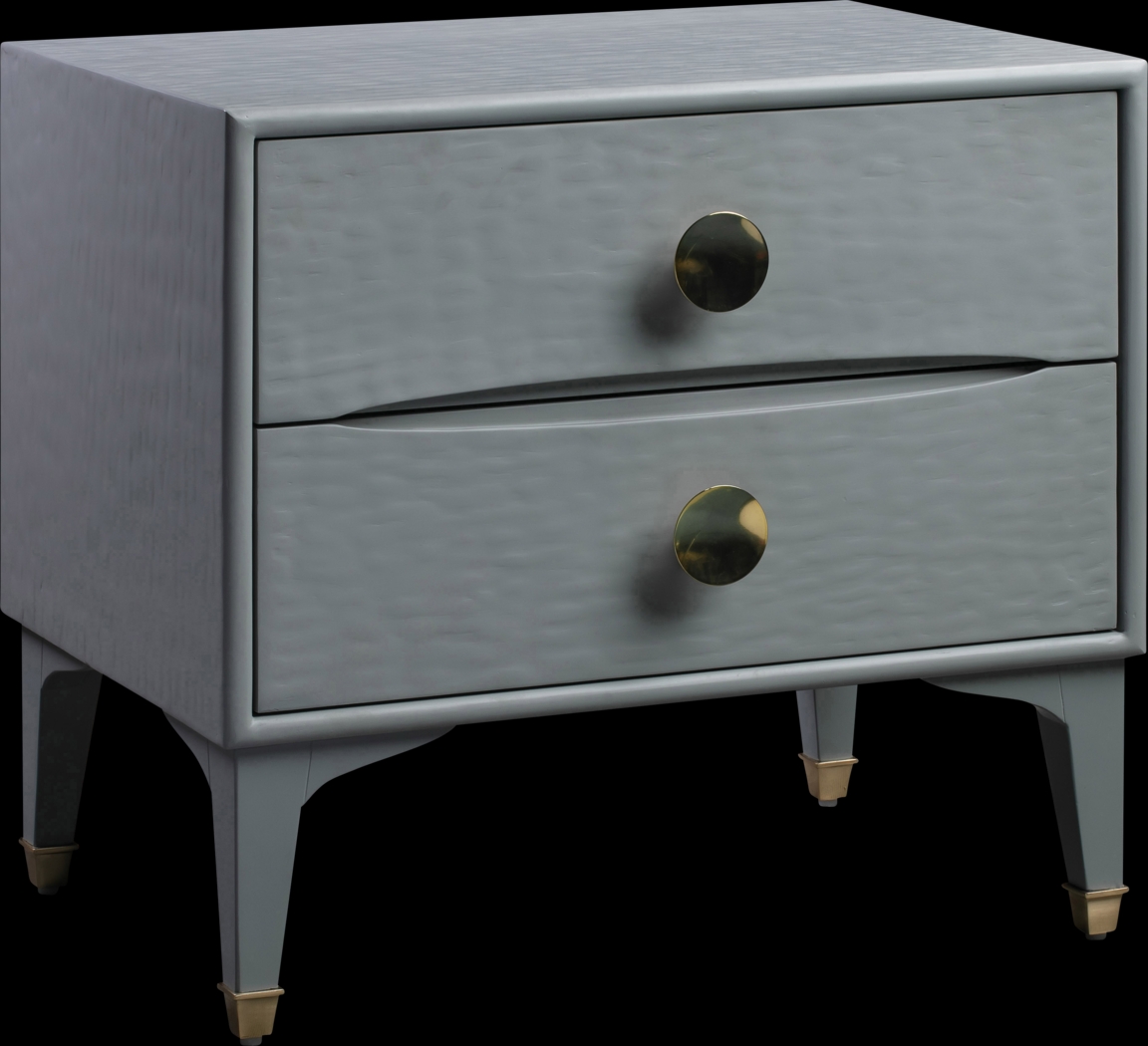 Delera Gray Nightstand - Thumbnail - Image 1