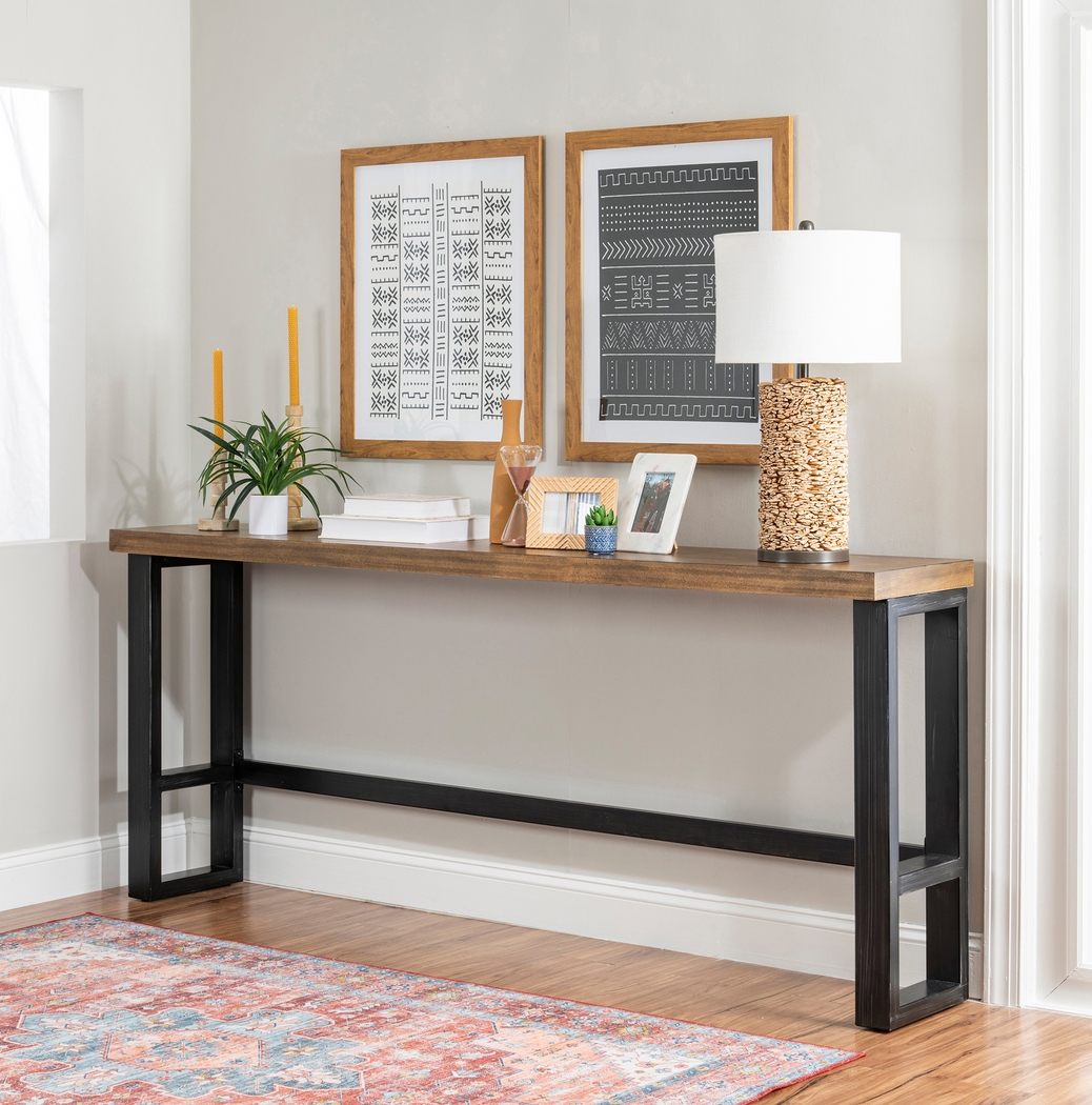 Deleya Brown Sofa Table - Thumbnail - Image 2
