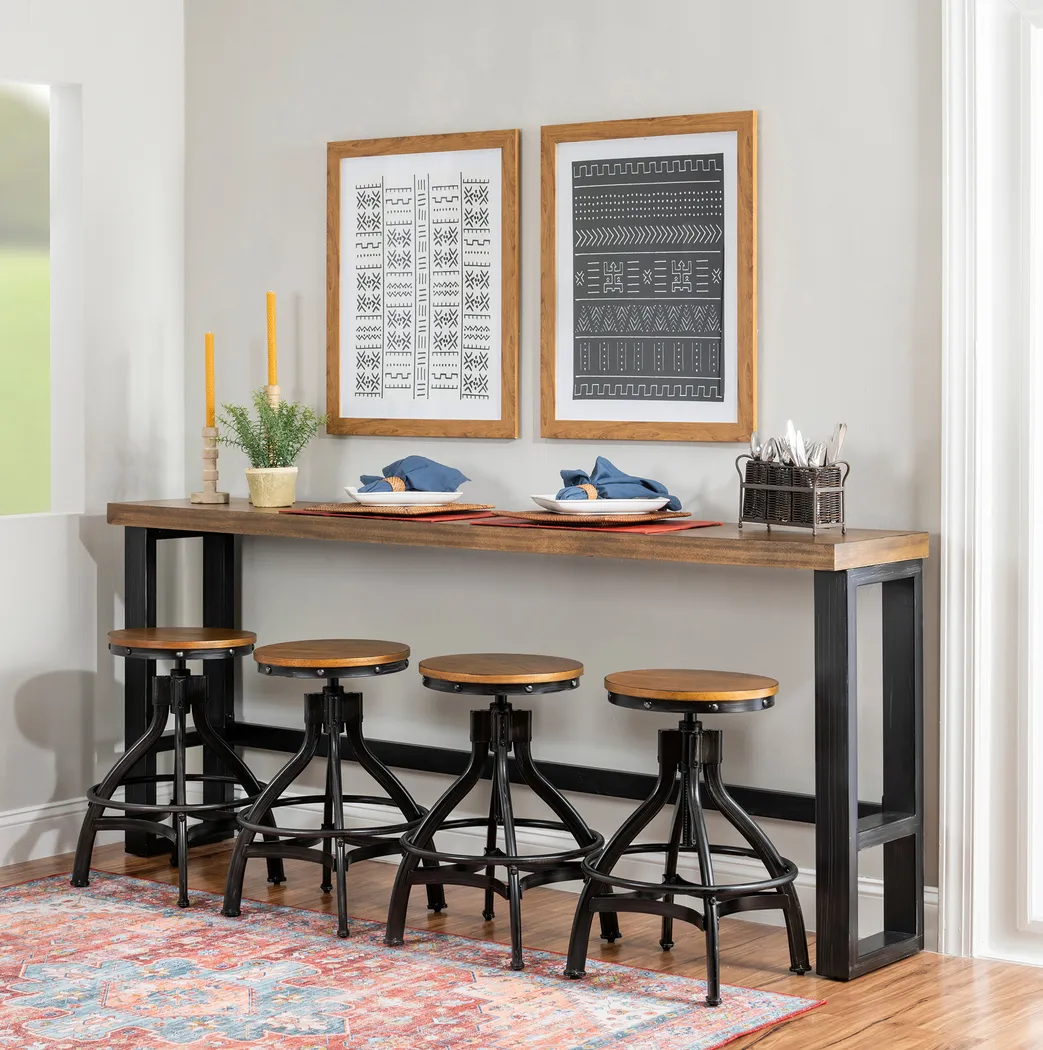 Deleya Brown Sofa Table - Image 7