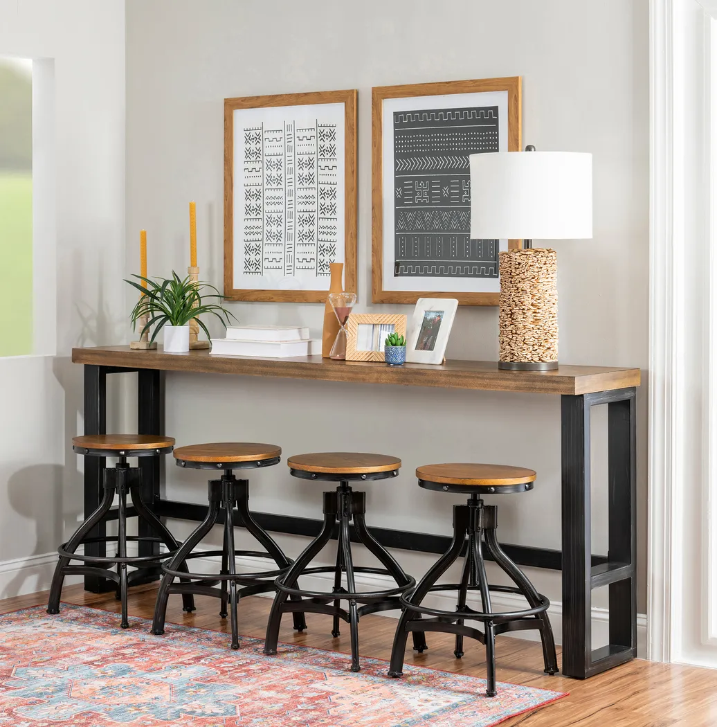 Deleya Brown Sofa Table - Image 8