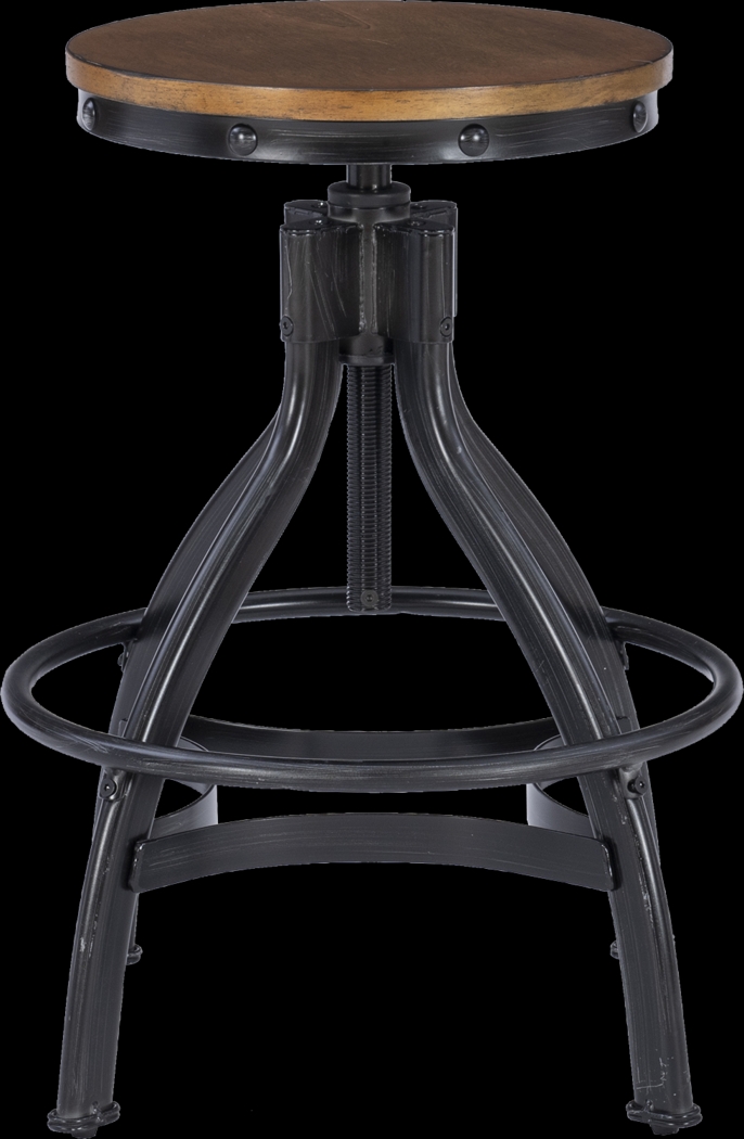 Deleya Brown Barstool, Set of 2 - Thumbnail - Image 3