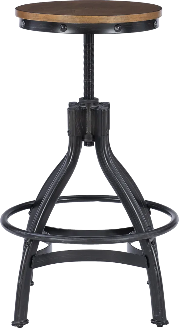 Deleya Brown Barstool, Set of 2 - Image 5