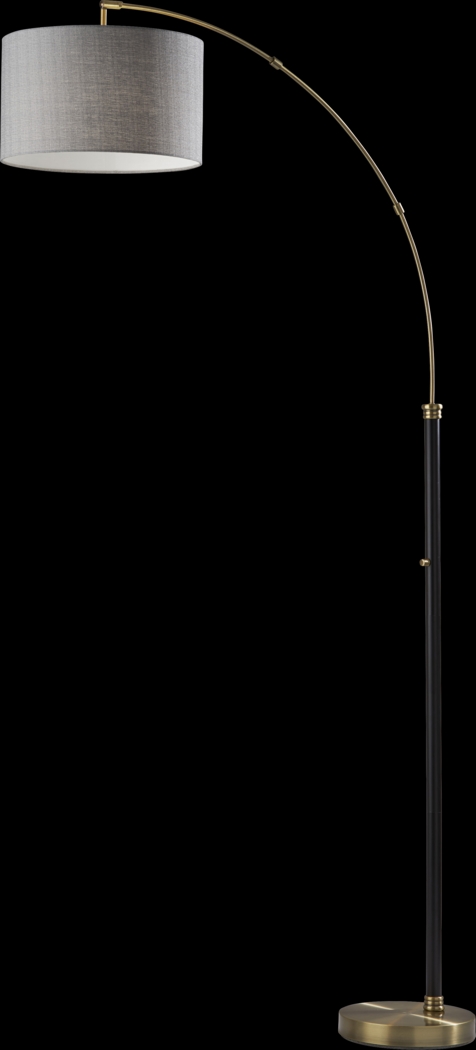 Delgany Street Black Floor Lamp - Thumbnail - Image 1