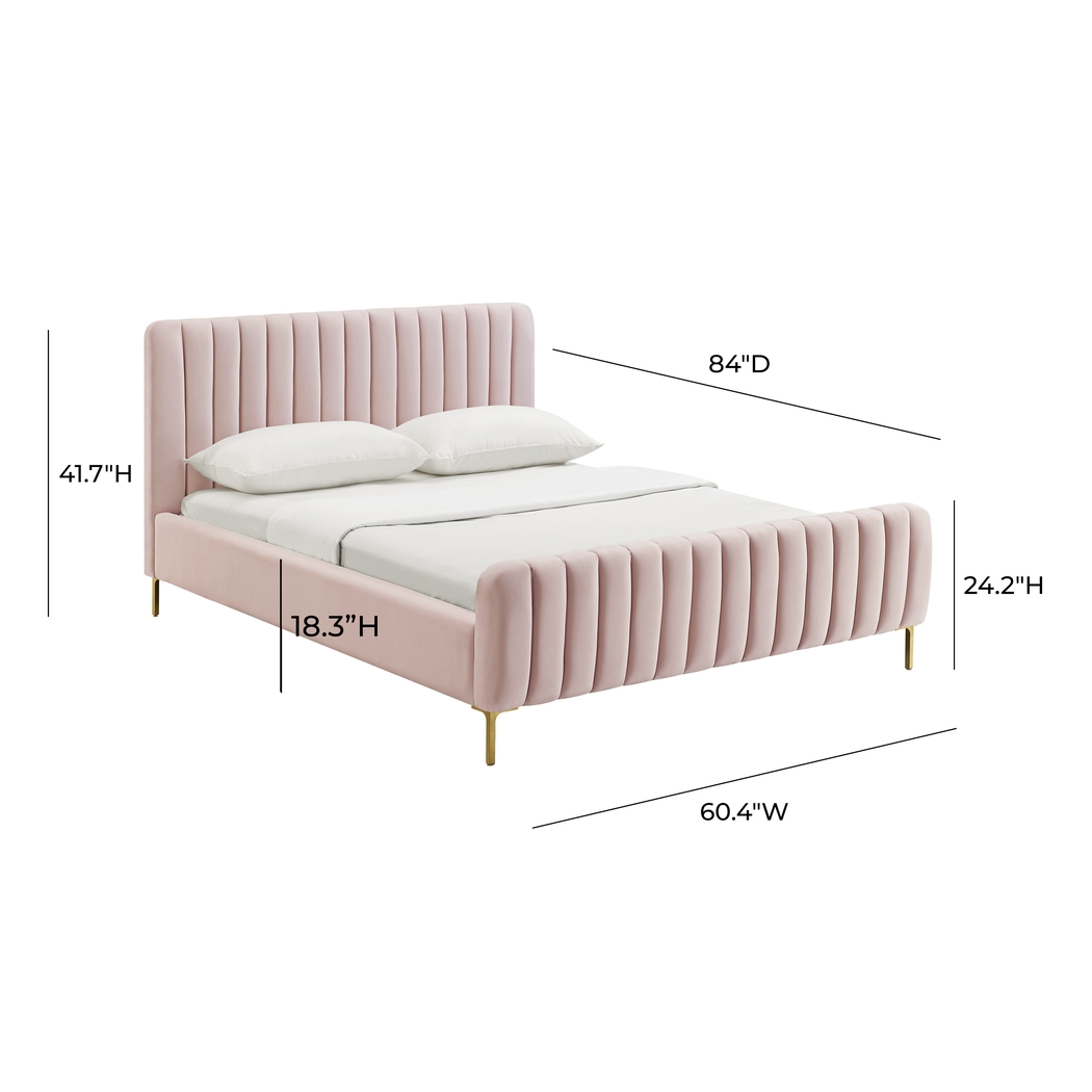 Delia May Pink Blush Full Bed - Thumbnail - Image 6