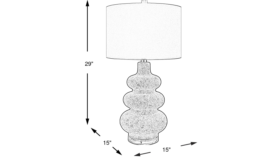 Dimension Image. Please refer to the Dimension Tab on this page for dimension details.