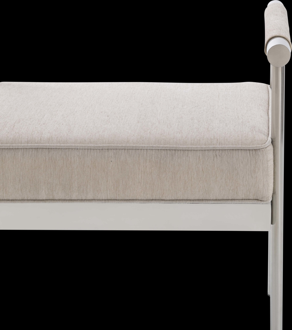 Delina Elle Cream Bench - Thumbnail - Image 5