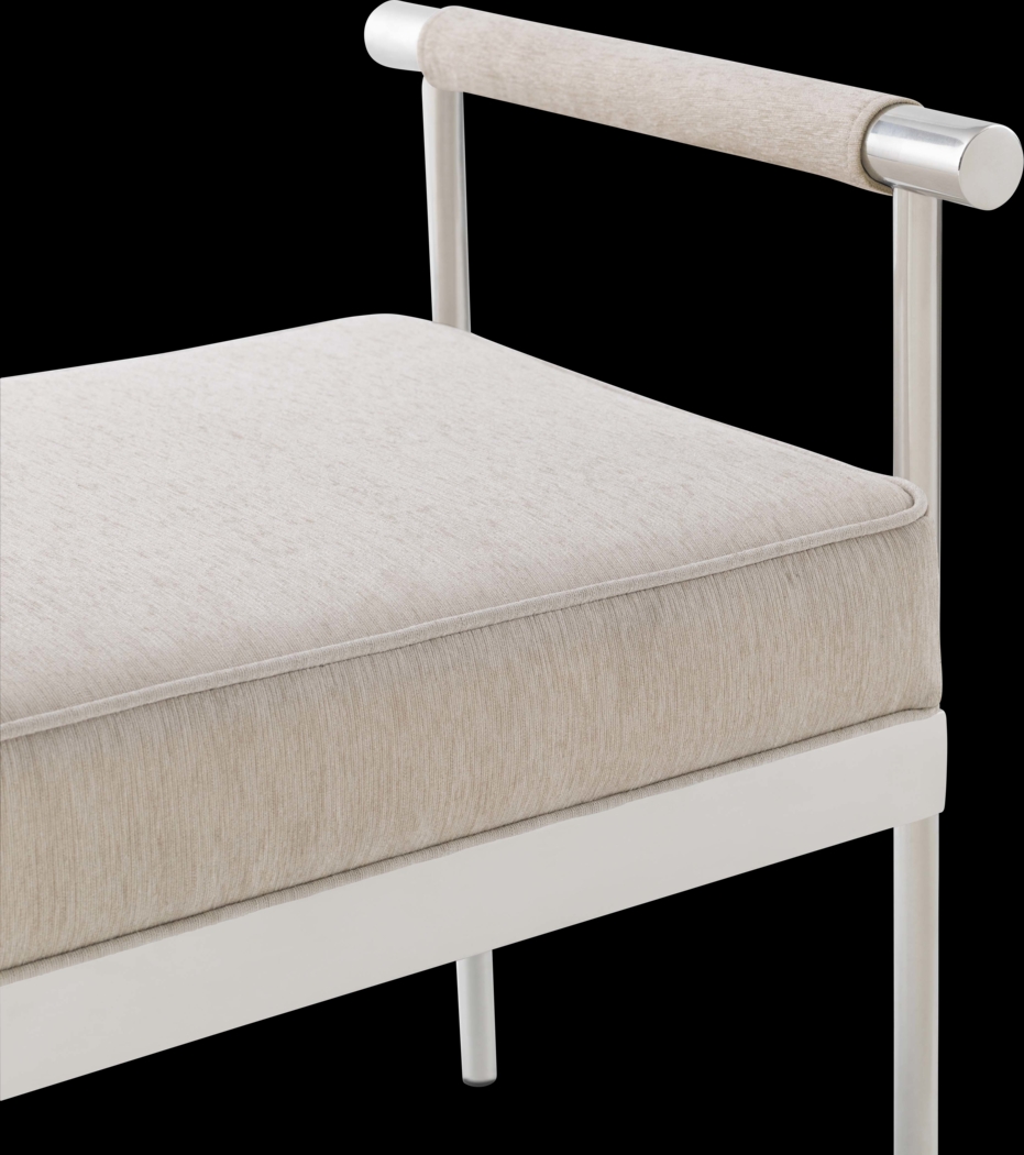 Delina Elle Cream Bench - Thumbnail - Image 7