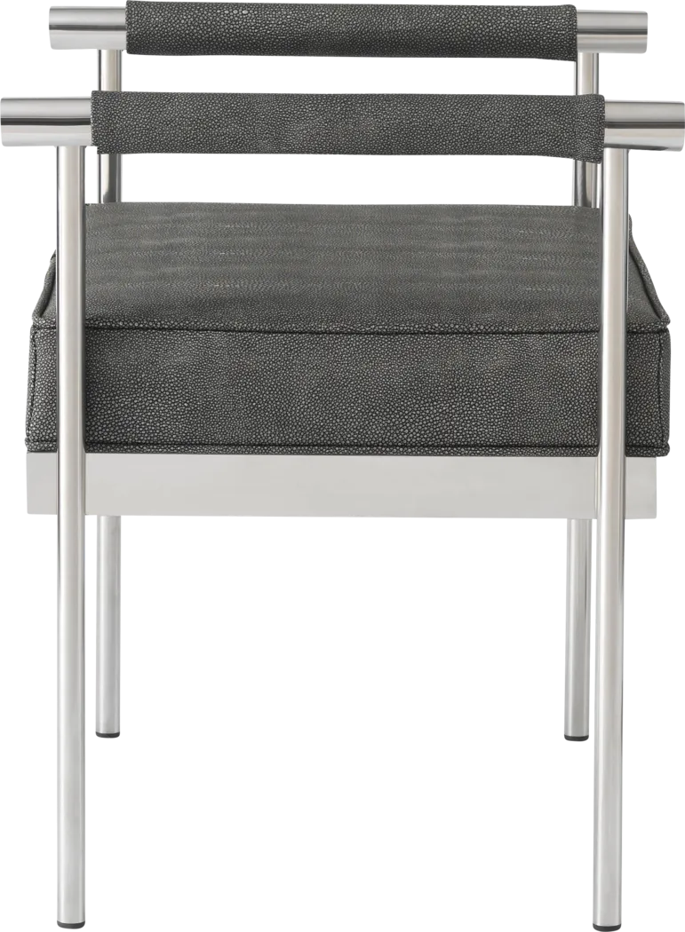 Delina Elle Dark Gray Bench - Thumbnail - Image 3