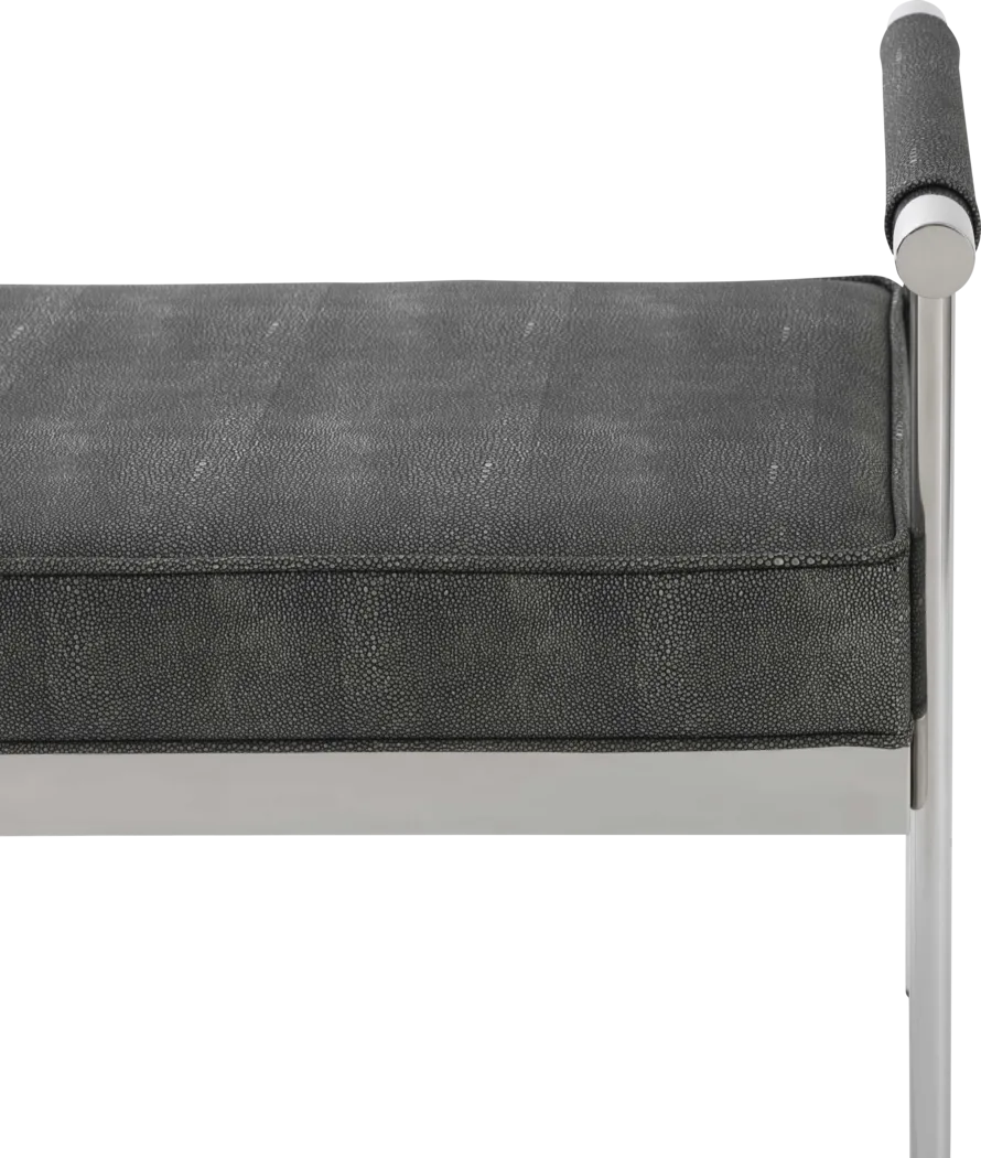 Delina Elle Dark Gray Bench - Thumbnail - Image 5