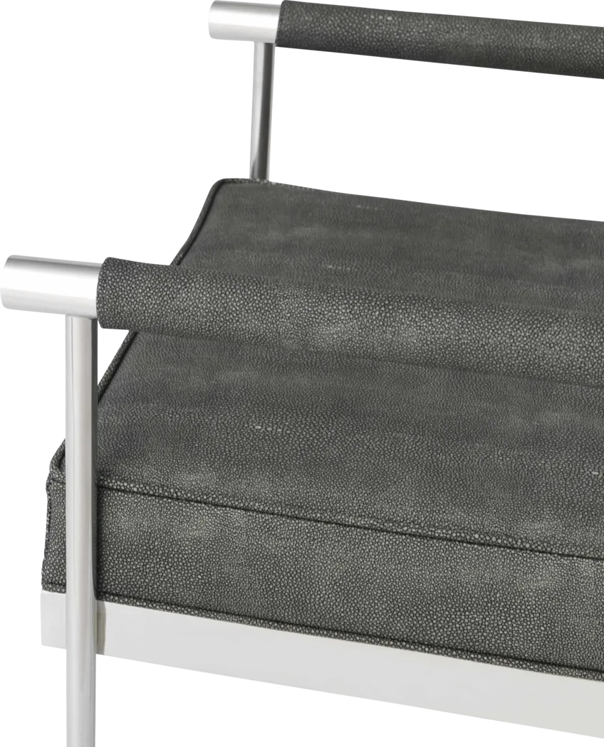 Delina Elle Dark Gray Bench - Thumbnail - Image 8