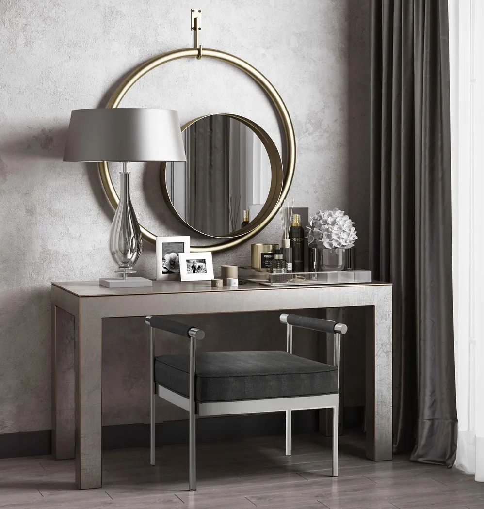 Delina Elle Dark Gray Bench - Thumbnail - Image 9