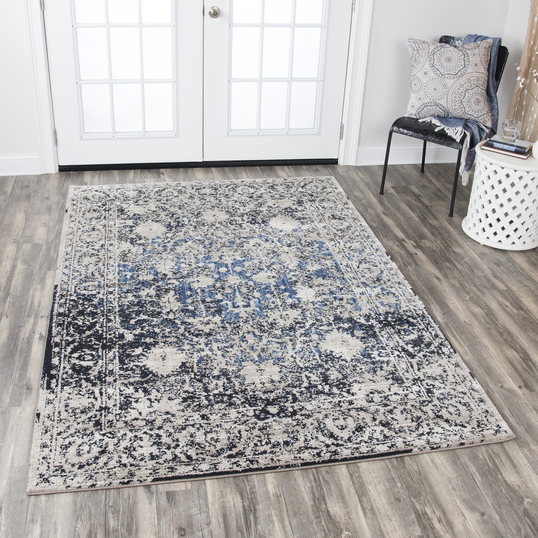 Delinda Taupe 7'10 x 10'10 Rug - Thumbnail - Image 5
