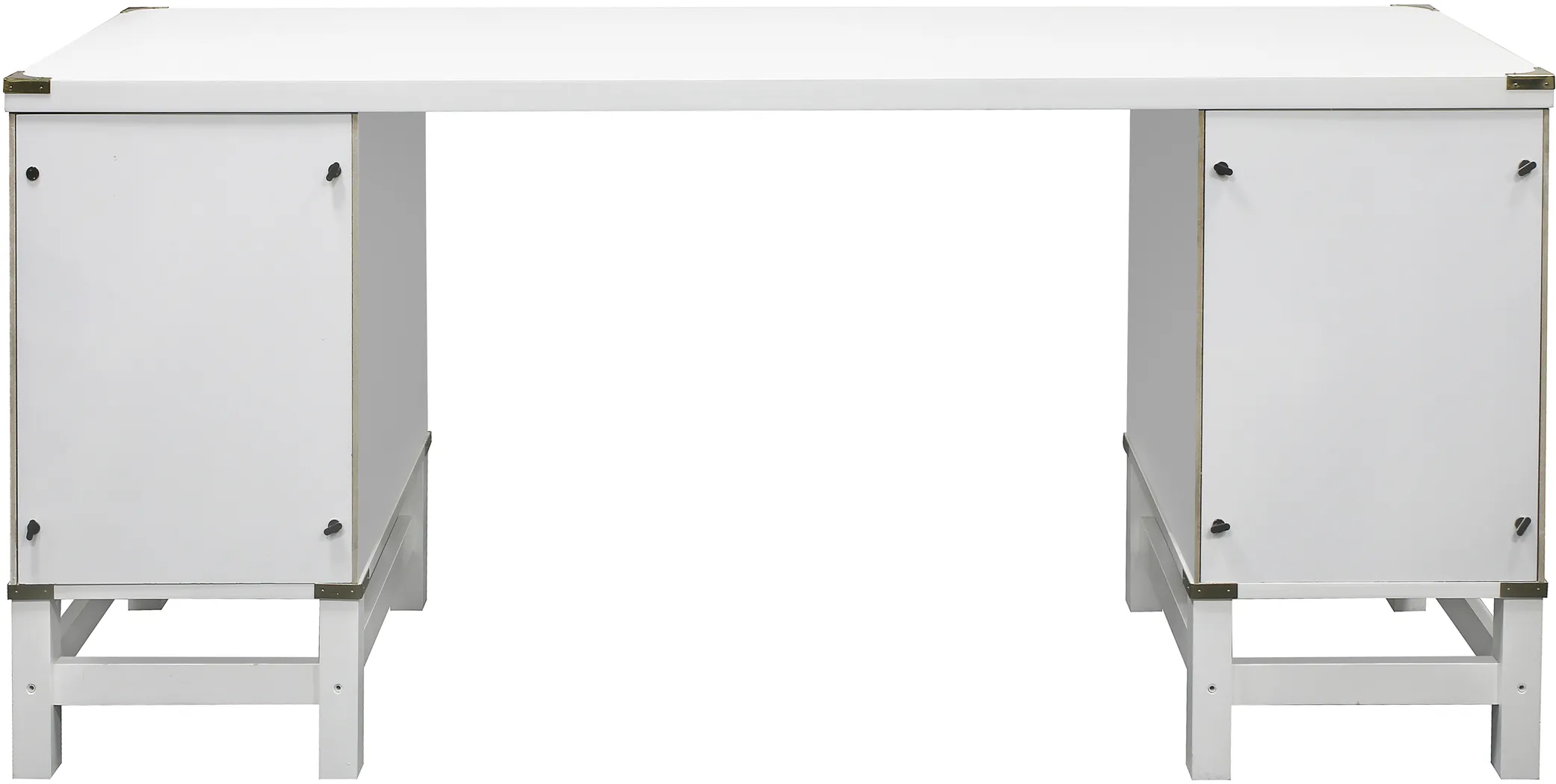 Deliola White Double File Desk - Thumbnail - Image 4