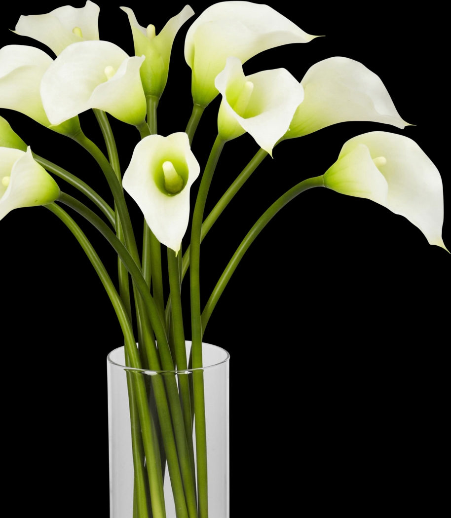 Delissa White Lily Silk Floral - Thumbnail - Image 2