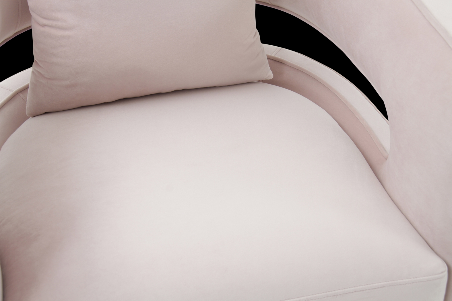 Delja Blush Accent Swivel Chair - Thumbnail - Image 4