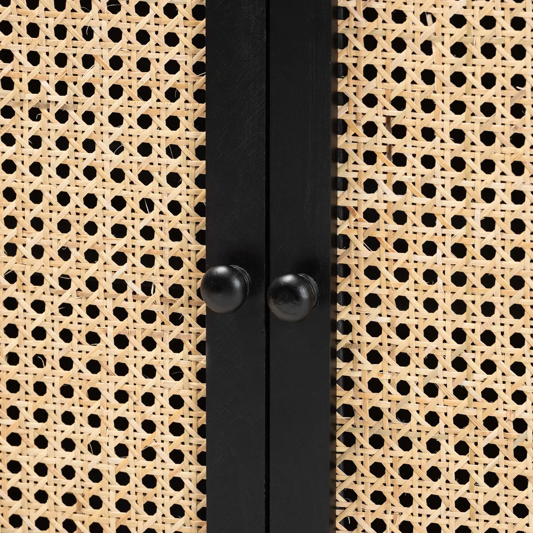 Della Lane Dark Small Brown 2 Drawer Accent Cabinet - Thumbnail - Image 5