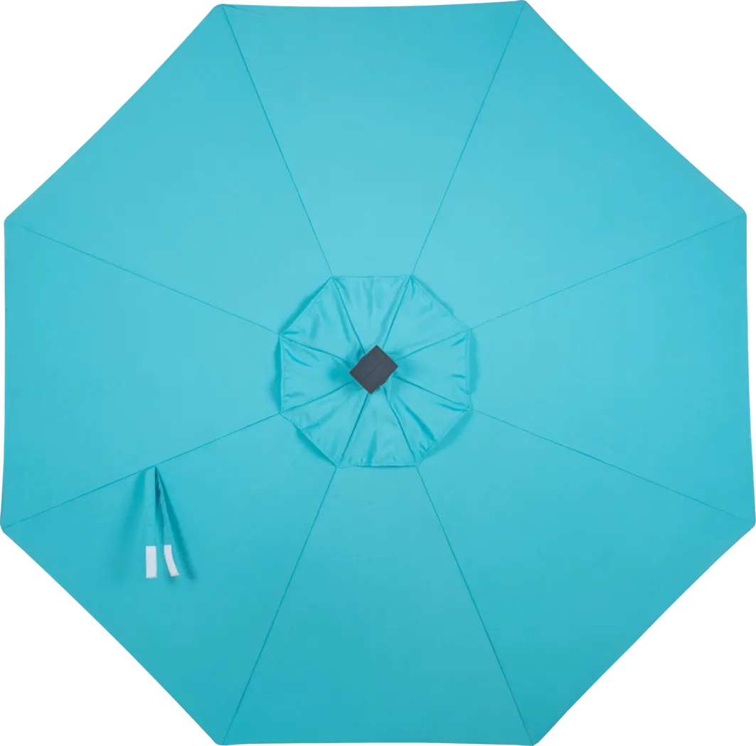 Della Luna Bronze Finish 9' Octagon Aruba Outdoor Lighted Umbrella - Thumbnail - Image 3