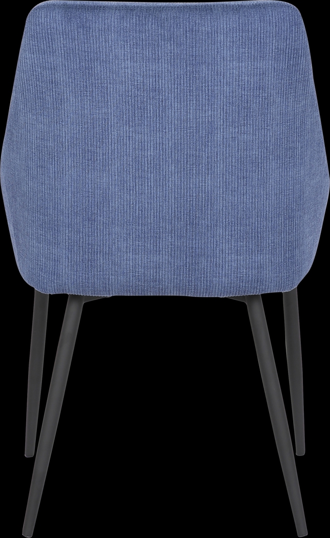 Dellrey Blue Dining Chair, Set of 2 - Thumbnail - Image 5