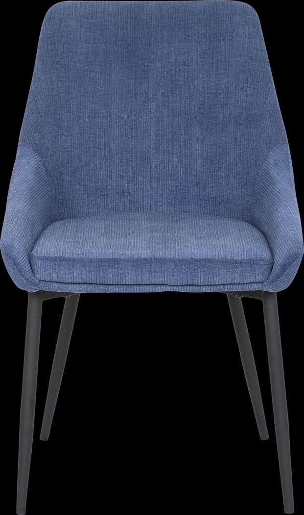 Dellrey Blue Dining Chair, Set of 2 - Thumbnail - Image 6