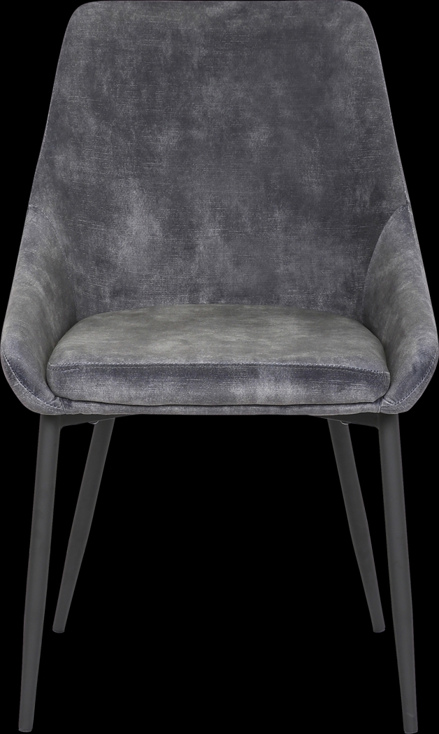 Dellrey Dark Gray Dining Chair, Set of 2 - Thumbnail - Image 6