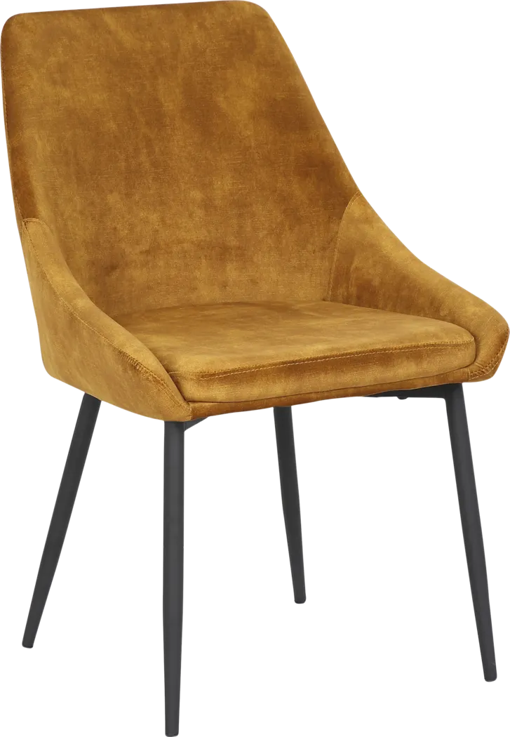 Dellrey Gold Dining Chair, Set of 2 - Thumbnail - Image 2