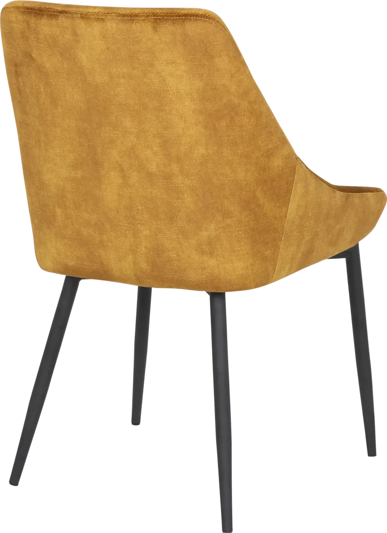 Dellrey Gold Dining Chair, Set of 2 - Thumbnail - Image 4