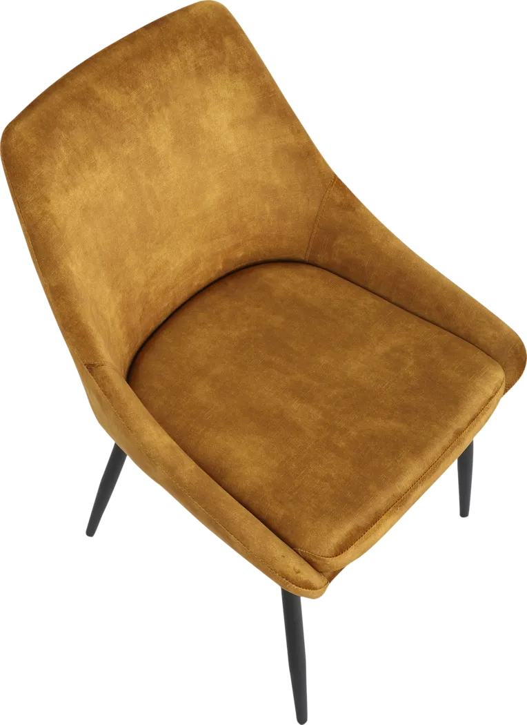 Dellrey Gold Dining Chair, Set of 2 - Thumbnail - Image 7