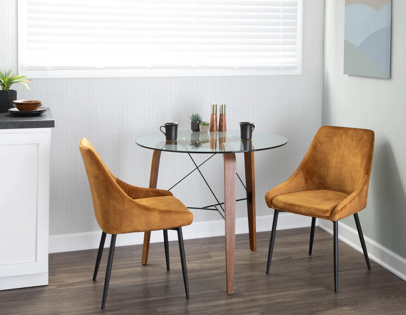 Dellrey Gold Dining Chair, Set of 2 - Thumbnail - Image 10