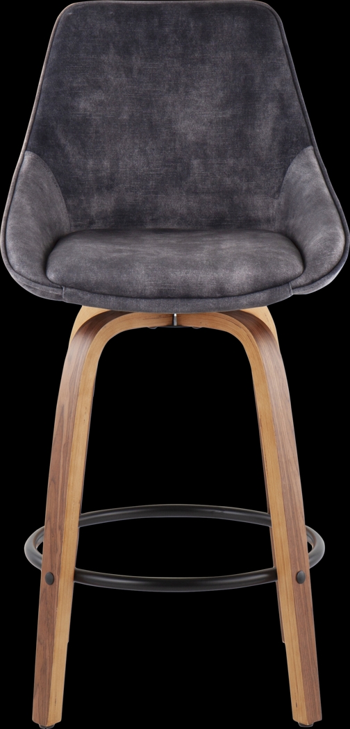 Dellrey Gray Counter Height Stool, Set of 2 - Thumbnail - Image 6