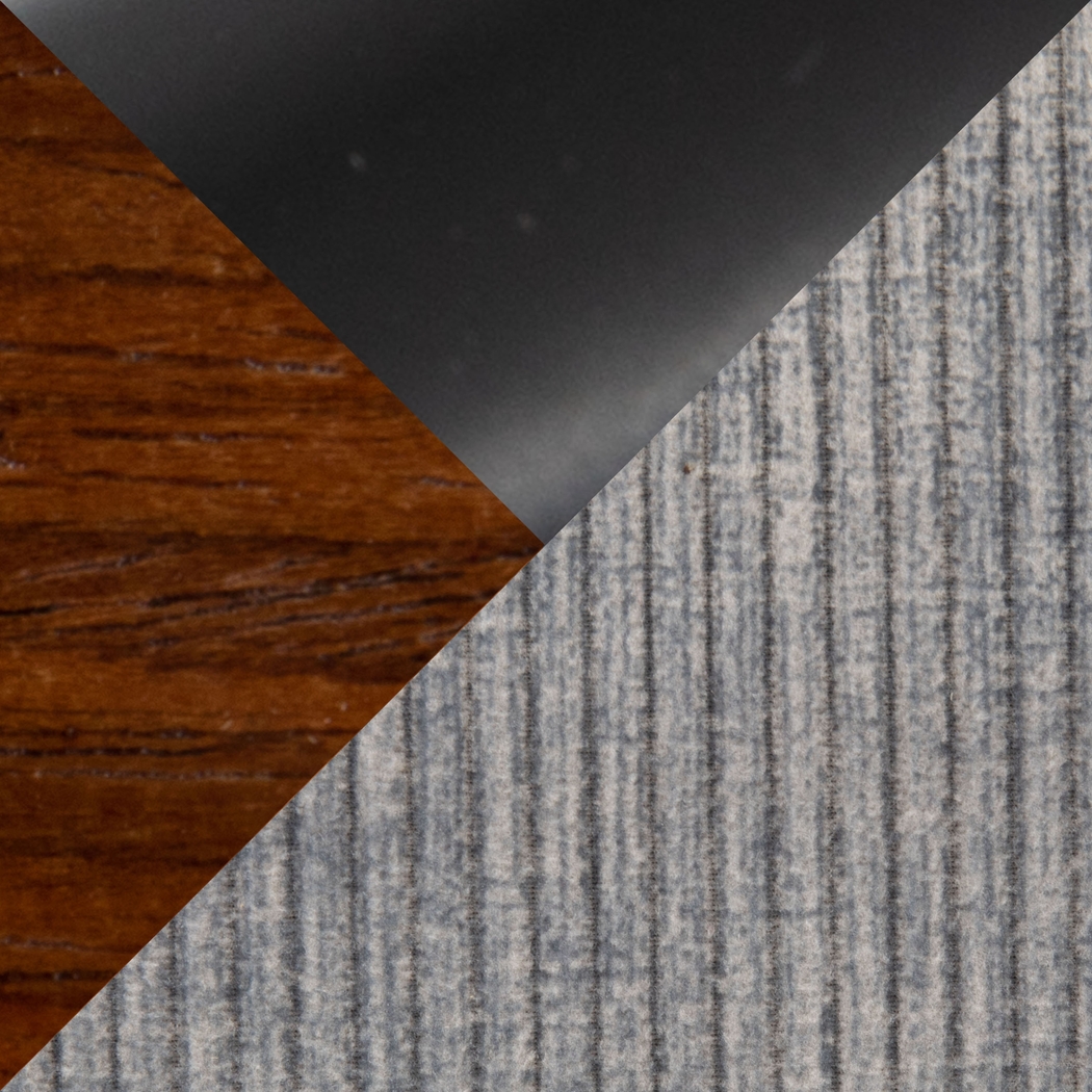 Dellrey II Gray Swivel Barstool, Set of 2 - Thumbnail - Image 11