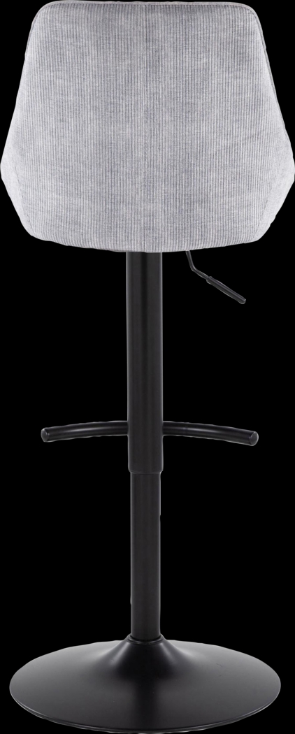 Dellrey III Gray Adjustable Barstool, Set of 2 - Thumbnail - Image 8