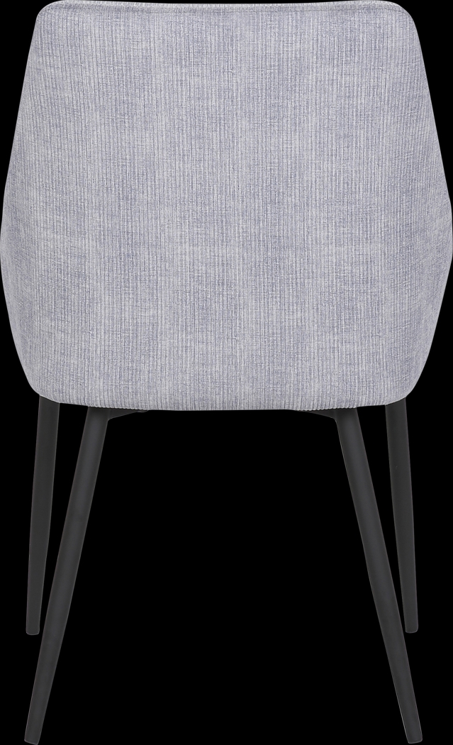 Dellrey Light Gray Dining Chair, Set of 2 - Thumbnail - Image 5