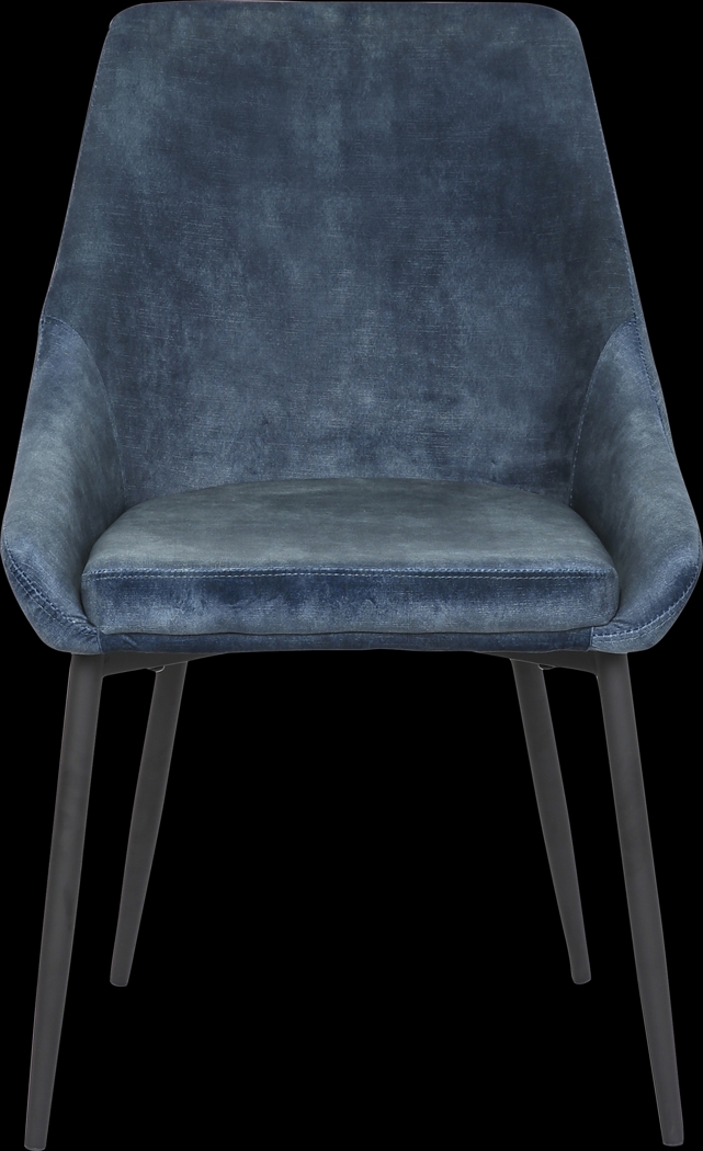 Dellrey Navy Dining Chair, Set of 2 - Thumbnail - Image 6