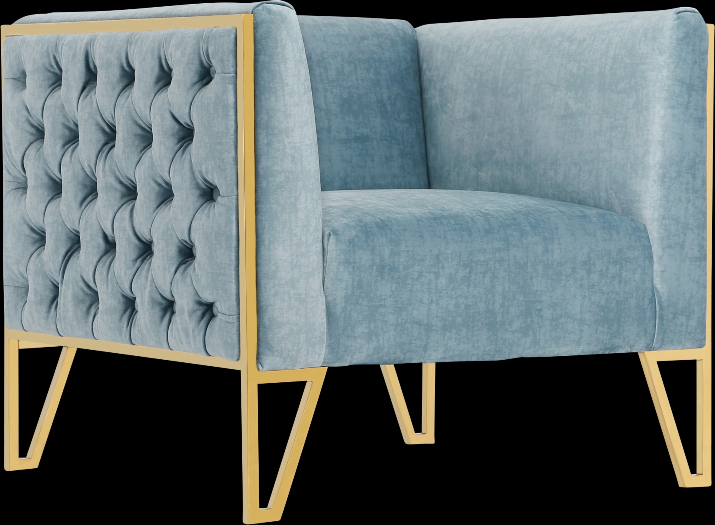 Dellsway Blue Accent Chair - Thumbnail - Image 1