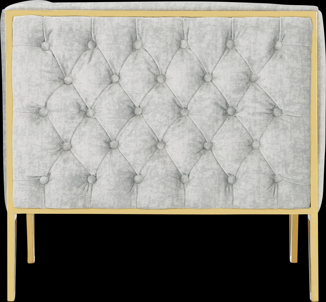 Dellsway Gray Accent Chair - Thumbnail - Image 4