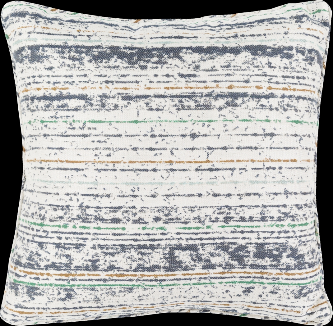 Delmare Navy Indoor/Outdoor Accent Pillow - Thumbnail - Image 1