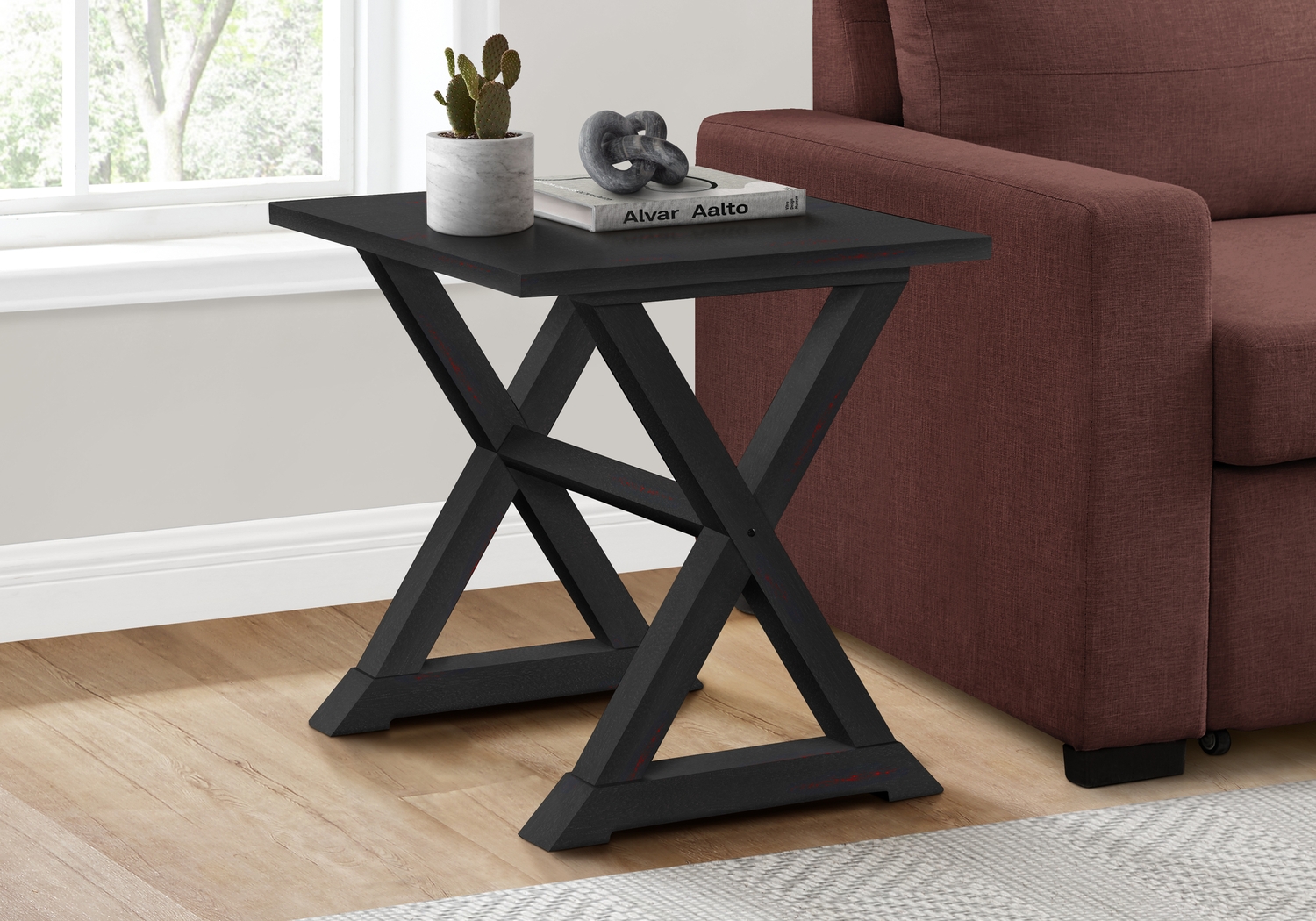 Delmina Black End Table - Thumbnail - Image 3