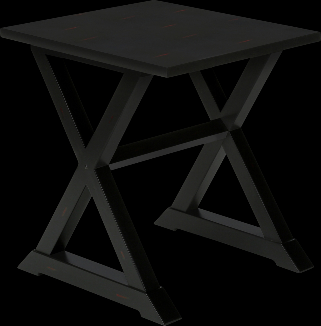 Delmina Black End Table - Thumbnail - Image 1