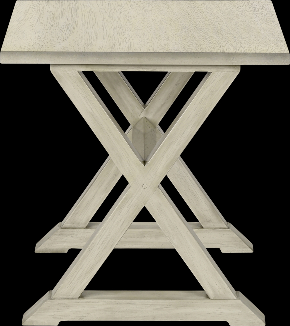 Delmina White End Table - Thumbnail - Image 6