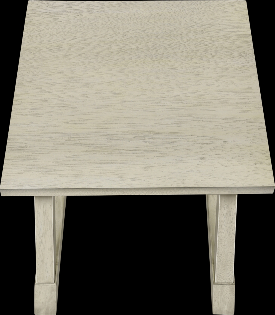 Delmina White End Table - Thumbnail - Image 8