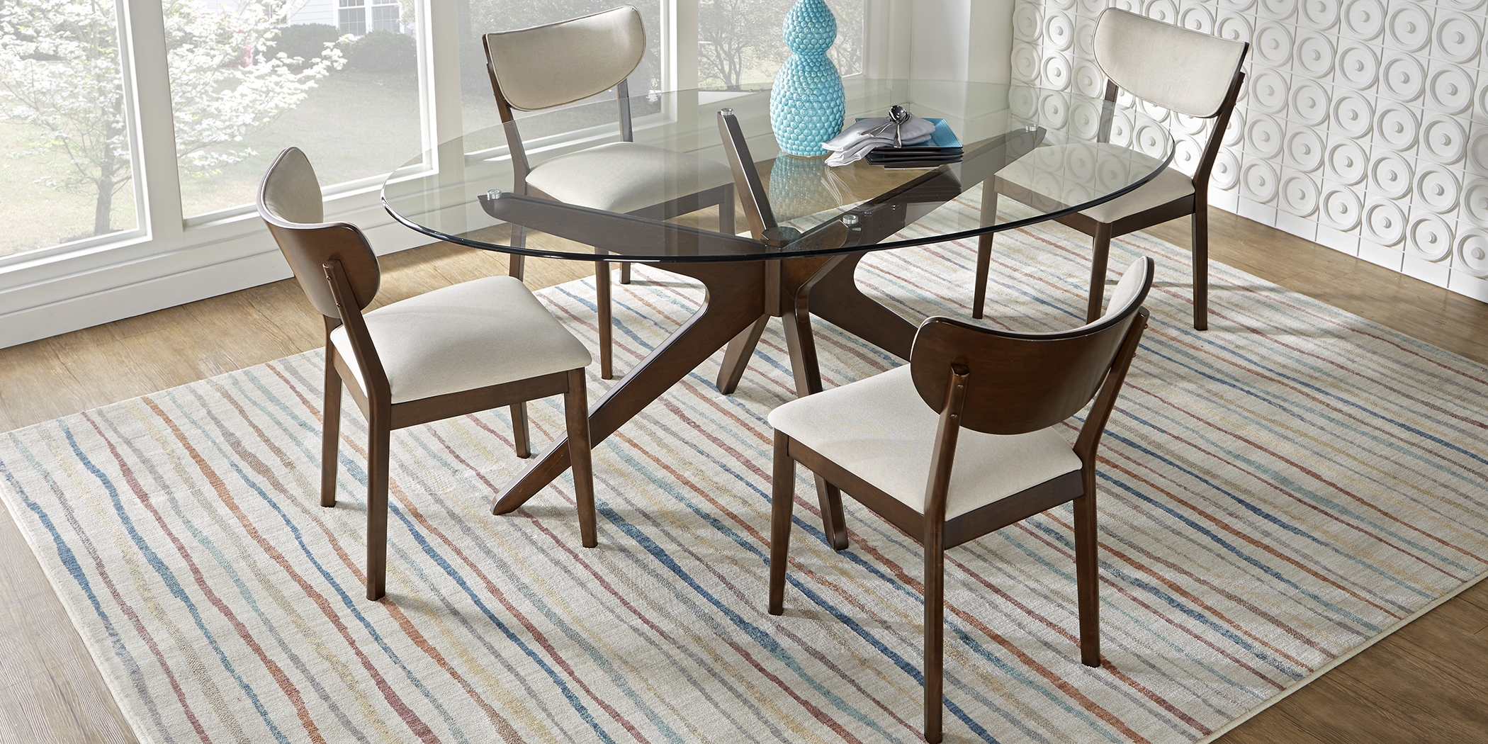 Delmon Walnut Oval Table - Thumbnail - Image 3