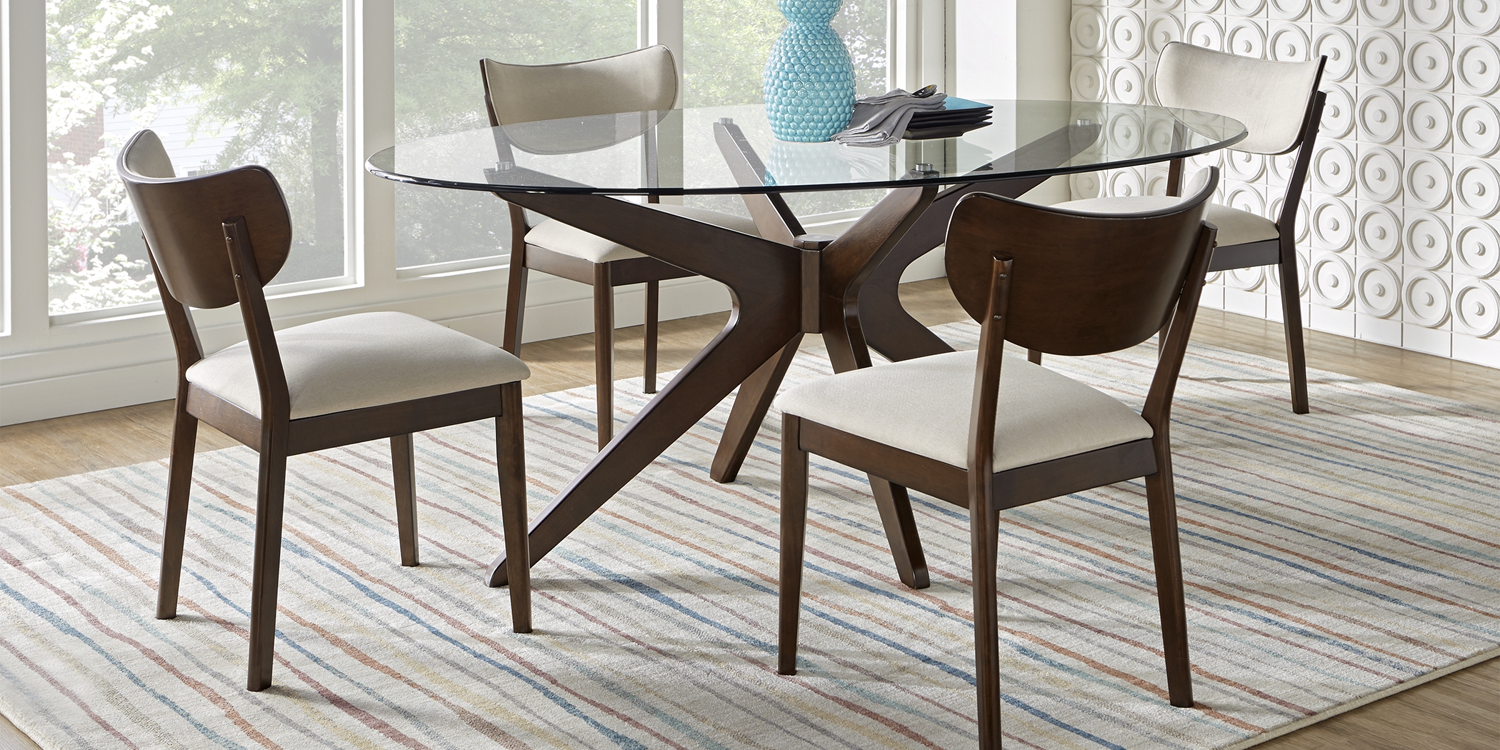 Delmon Walnut Side Chair - Thumbnail - Image 2