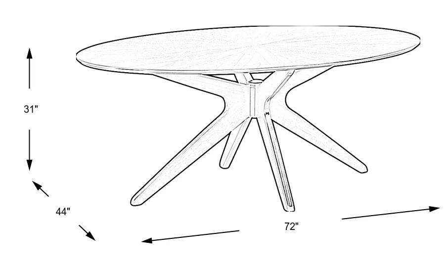 Dimension Image. Please refer to the Dimension Tab on this page for dimension details.