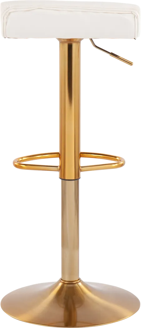Delmonde Cream Barstool, Set of 2 - Thumbnail - Image 5