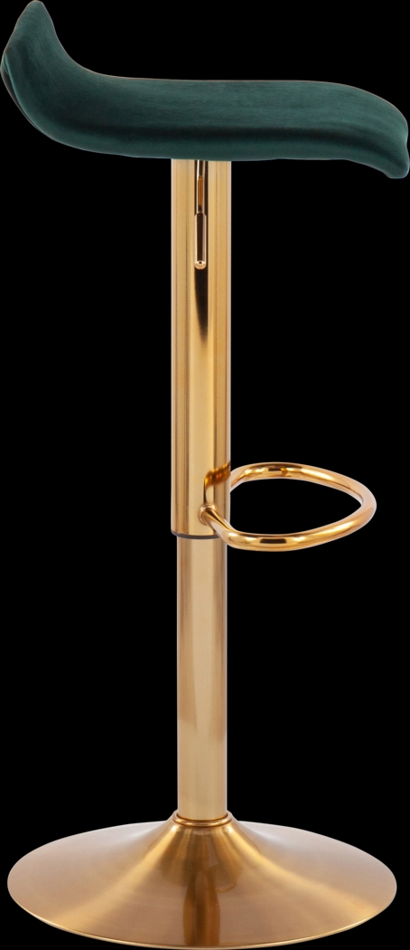 Delmonde Green Barstool, Set of 2 - Thumbnail - Image 3