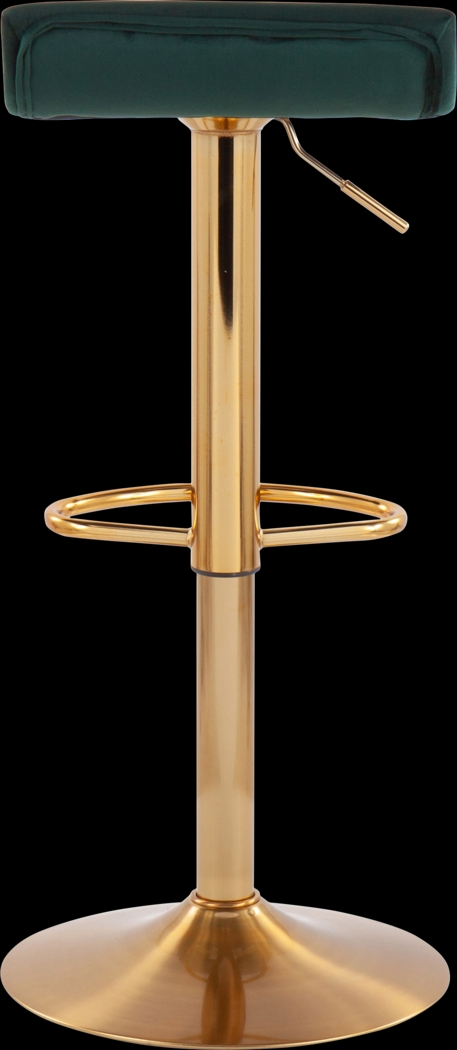 Delmonde Green Barstool, Set of 2 - Thumbnail - Image 5