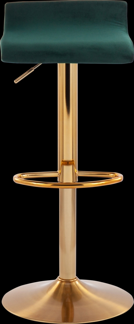 Delmonde Green Barstool, Set of 2 - Thumbnail - Image 6