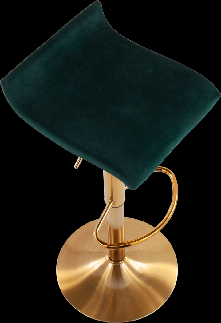 Delmonde Green Barstool, Set of 2 - Thumbnail - Image 7